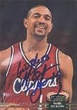Mark Jackson, Los Angeles Clippers, 1993 Stadium Club Autographed Card