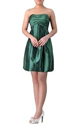 A-line Strapless Taffeta Short  Dress