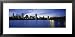 Buildings on the Waterfront, Lachine Canal, Montreal, Quebec, Canada Framed Art Poster Print by Panoramic Images, 31x15