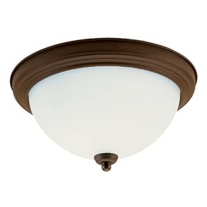 Sea Gull Lighting 77064-829 Rialto Two-Light Close to Ceiling, Russet Bronze Finish with... by Sea Gull Lighting
