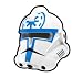 White Jesse Commander Helmet - LEGO Compatible Minifigure Piece