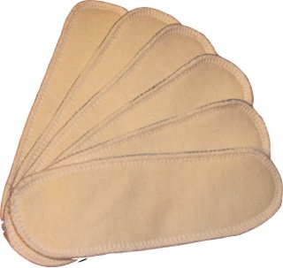 WillowPads Cloth Feminine Pads-Hemp Inserts 6 Pack Long [Health and Beauty]