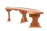 IMAGE OF ATC - QR60u Backless Outdoor Bench - Clear Grade A - Western Red Cedar
