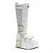 Pleaser Men's Techno-856UV-W Boot,White Polyurethane,4 M US