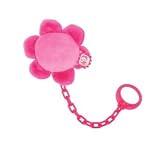 Tuc Tuc Pink Pacifier Leash, Universal Pacifier Holder Clip. Chip Chip Collection.