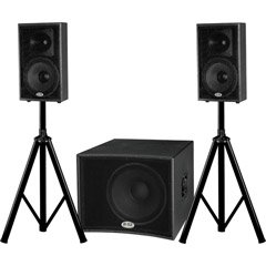 B 52 MATRIX 1000V2 700 Watt Active 3 Piece Speaker System