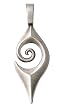 BICO AUSTRALIA JEWELRY (E137) APACHE TEAR - PURIFICATION & HEALING - Comes with a Generic 18 inch (to 20in) Adjustable 4mm Black Rubber Necklace.