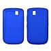 Blue Soft Silicone Gel Skin Cover Case for Blackberry Tour 9630 thumb