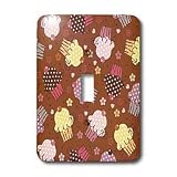 TNMGraphics Food and Drink - Chocolate Cupcake Design - Light Switch Covers - single toggle switch