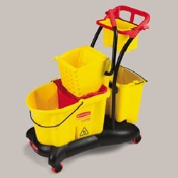 Rubbermaid WaveBrake Mopping Trolley with Sideward Pressure Wringer