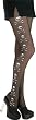Adult Black Pirate Pantyhose - Adult Std.