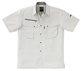 KURODARUMA(クロダルマ) MiracleCare(ミラクルケア) 形状記憶加工 吸汗 速乾 ソフトタッチ 半袖シャツ シルバー 5L