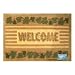 Palm Fibre #PLM 16540 18x30 Welcome/Ivy Mat