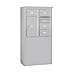 Salsbury Industries 3908D-04AFU Free Standing Horizontal 4C Mailbox Aluminium