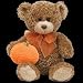 Ty Classic Bumpkin Teddy Bear with Pumpkin