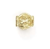 14k Small Barrel Slide Pendant