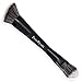 EVE PEARL Dual Ended Brush Contour Concealer Blender Fan Liner Highlighter Brow Cruelty Free Hypoallergenic Easy Blending Makeup Brushes (B201 Contour Blender)