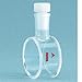 PerkinElmer B0631100 NIR Quartz Suprasil 300 Cylindrical Macro Cell Cuvette with PTFE Stopper, 20 mm Light Path, 5.6 mL Volume Capacity