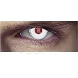 Fancy Dress Yearly Contact Lenses - Terminator Humanoid - Offical Licensed Lenses