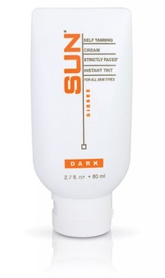 Strictly Faces Dark Sunless Tanning Lotion 2.7 Oz.