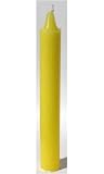 ( 15 ) 6 &acute; x 11 / 16 &acute; Diameter Taper Candle: Yellow - B001EHJU54