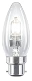 Philips Halogen 28 B22 Candle 2700k EcoClassic 30 - 28W Equivalent to a 40W traditional bulb