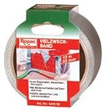 Produkt-Bild: Profi Vielzweckband silbergrau 50m x 50mm best&auml;ndig gegen Wasser und &Ouml;l