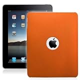 Premium – Apple iPad Rubber feel Orange Cover – Faceplate – Case – Snap On – Perfect Fit Guaranteed