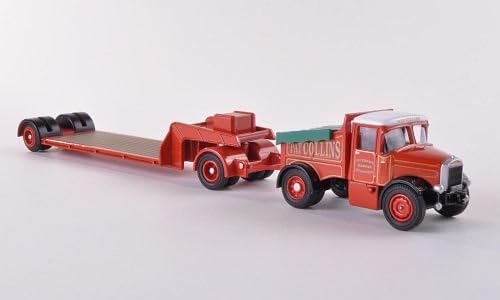 Scammell Highwayman towing vehicle with Low-bed trailer, Pat Collins , 1935, Model Car, Ready-made, Oxford 1:76