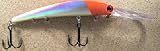JLVLures JLV lures Diver Casting Trolling Crystal Red Flasher : Wobbling Wiggling Wiggle Minnow Saltwater Fishing Freshwater Steady Retrieve Stop-Go Tarpon Snook Redfish Deep Zander Barramundi Cod Speckled Trout Striper Pike Muskie Peacock Largemouth Walleye