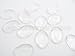 20 Glass Oval Cabochons - 22x30mm - Clear Magnifying Cabs - Dome Pendant Cab - For Cameo Pendants, Photo Jewelry, Rings, Necklaces - 30x22mm - 7/8