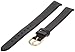 Timex Smooth Black Genuine Leather 11mm Long Ladies Watch Band