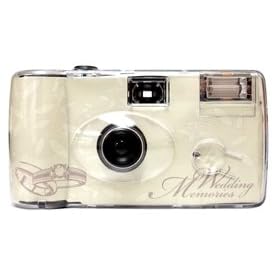 Ring Green Disposable Wedding Camera - 12 Pack by 