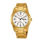 Pulsar Mens Railroad Approved Dress Gold-Tone Watch #PJ6046 by Pulsar