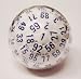 100-Sided 1-1/2 Dice White