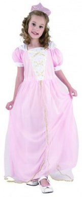 Imagen 1 de Disfraz rosa de princesa para niña