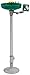 Haws Corporation 7261-7271 - Eye/Face Wash Station - Pedestal Mount, Push Flag Activation, ABS Bowl Material