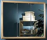 Broan Grand Maple Wood Framed Tri-View Doors Recessed/Wakk Surface Medicine Cabinet