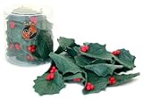 Handmade Holly Leaf & Berry Soap Petals
