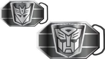 Transformers: Belt Buckle - Autobots & Decepticons Reversible