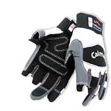 Max Dex 3 Fingerless Mechanic Gloves Medium