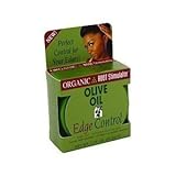 Organic Root Stimulator Hair Gel, Edge Control, Olive Oil - 2.25 oz. (Pack of 3)