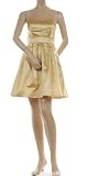 BCBG CITRUS SATIN PLEATED STRAPLESS DRESS NEW 4