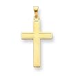 14k Polished Cross Pendant