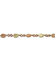 Landstroms Black Hills Gold Bracelet with Black Hills Gold Leaves - 07234