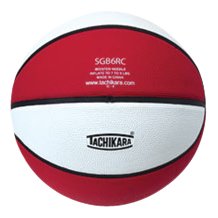 Tachikara 2-Tone Rubber Basketball (Intermediate Size)