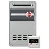 Rheem Outdoor Liquid Propane Tankless Water Heater for 2-3 Bathroom Homes - RTG-66XP
