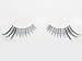 Flared Black False Eyelashes Reusable Natural Human Hair Includes Glue
