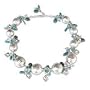 Chrysocolla choker, 'Silver Worlds'
