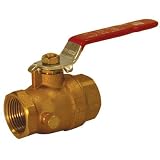 Buy B and K Industries 107-755NL 1-Inch Low Lead Ball Valve With Auto Drain by Mueller